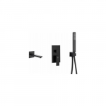 Bateria wannowa KFA 5139-401-81 / KFA / LOGON /  ZESTAW WANNOWY PODTYNKOWY Z BATERIĄ 3 FUNKCYJNĄ, CZARNY / | 5907571512503 | 5907571512503
