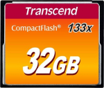 Karta Transcend 133x Compact Flash 32 GB  (TS32GCF133) | TS32GCF133 | 0760557811732