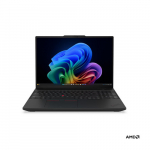 Lenovo ThinkPad T16 G5 AMD | Black | 16 " | IPS | WUXGA | 1920 x 1200 pixels | Anti-glare | AMD Ryzen 5 PRO | 215 | 16 GB | SODIMM DDR5 | Solid-state drive capacity 512 GB | AMD Radeon 740M Graphics | Windows 11 Pro | 802.11be | Bluetooth version 5.4 ...