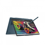 Lenovo- Yoga 7 2-in-1 14AKP10 AMD | Tidal Teal | 14 " | OLED | Touchscreen | WUXGA | 1920 x 1200 pixels | Glossy | AMD Ryzen AI 5 | 340 | 16 GB | Soldered LPDDR5 | Solid-state drive capacity 512 GB | AMD Radeon 840M Graphics | Windows 11 Home | 802.1 ...