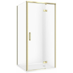Cersanit SET C266 KABINA LARGA PRAWA ZŁOTA MAT 80X80X195+TAKO BIAŁY 80X4 WIR | SZEZ1006101522 | 5901771149996