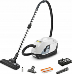 Vacuum Cleaner|KARCHER|Input power 650 W|Dust capacity 2 L|Cylinder vacuum|Cleaning type Dry|Dust container Bagless|Colour Black/White|1.195-250.0 | 1.195-250.0 | 4054278975689