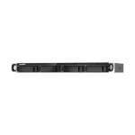 Qnap TS-435XeU-4G, 1U, 4 x 2.5"/3.5" SATA , Marvell Octeon TX2 CN9130 / CN9131 quad-core, 4GB DDR4 SODIMM (Max. 32GB), 2 x 10GbE SFP+, 2 x 2.5GbE, Single PSU | TS-435XEU-4G | 4713213519332