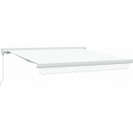 vidaXL Manualna Chowana Markiza Biała 300x250 cm | 3330081 | 8721158804402