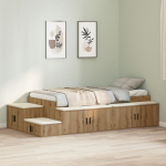 Ramka ł&oacute;żka do przechowywania Artisan Oak 75x190 cm | 3335596 | 8721158897763