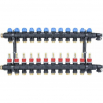 Afriso Afriso rozdzielacz ProCalida EF1 K 12 obieg&oacute;w grzewczych, G1'', 0,2&divide;1,6 l/min 81272 | 4049827185152 | 4049827185152