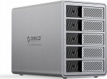 Kieszeń Orico Orico  Macierz dyskowa Thunderbolt 3 na 5 dysk&oacute;w 2,5''/3.5'' SATA HDD/SSD - szara | 6942227137531 | 6942227137531