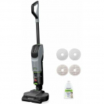 Bissell SpinWave + Vac Pet Pro Pionowy odkurzacz Bateria Suchy i Mokry Cykloniczny Worek na kurz 0,4 l Czarny, Szary | 3898N | 0011120275124