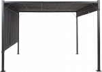 Beliani Pawilon ogrodowy LED 310 x 310 cm ciemnoszary PARGA! | 324732 Bel | 4251682283601