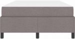 Ł&oacute;żko sprężynowe Taupe, Czarny 120 x 200 cm Lumarko! | 3398854 VidaXL | 8721288299512