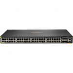 Switch HP HPE Aruba 6300F - Switch - L3 - managed - 48 x 10/100/1000 (PoE+) + 4 x 50 Gigabit Ethernet SFP56 - Przepływ powietrza z przodu do tyłu - możliwość montażu w szafie - PoE+ - zgodny z TAA | JL665A#ABB | 190017339528