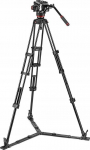 Statyw Manfrotto Zestaw Twin Alu + głowica 504X - dolna rozp | MVK504XTWINGA | 8024221704112