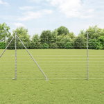vidaXL Ogrodzenie na polu 1,6x50 m z galwanizowanej stali | 3351466 | 8721158245809