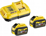 Dewalt DEWALT. BATTERY 18/54V 12.0/4.0Ah FV DCB548 x2 + CHARGER DCB118 | DCB118Y2-QW | 5035048722725