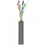 Goobay CAT 5e kabel sieciowy, U/UTP, Szary - Długość kabla 100 m | RB68941 | 4040849689413
