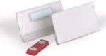 Durable DURABLE Namensschild m Magnet 40x75mm 25erPck transp | 811619 | 4005546810904