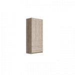 SMART dviejų durų spinta su 2 stalčiais (SM-07) i&scaron; Sonoma ąžuolo