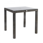 PINTAS stalas 73x73xA71 cm, tamsiai rudas