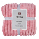 FREYA XL antklodė, 200x230 cm, rožinė