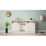 GRANERO komoda su stalčiais, balta/balta