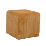 Pufas PAULA 41x41xA40.5 cm, geltonas