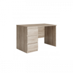 &bdquo;Cosmo&ldquo; kompiuterio stalas su 3 stalčiais, sonoma ąžuolo spalvos (COS-09)