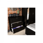 Komoda su trimis stalčiais, Wenge spalva (SM-05)