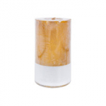 LUXO žvakė, D6,8 x A12 cm, metalinio aukso spalvos (bekvapė)