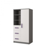 Idzczak Rack 80 3S1D 05 - SMYK II Heather White + Gray