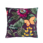 AMAZONIA pagalvė 45x45 cm, gėlės/violetinis audinys, 100% medvilnė, audinys 249