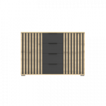WERONA 2D4S Artisan komoda su stalčiais