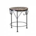Gėlių stovas MOSAIC D20xH25cm, mozaikinės plytelės, metalinis rėmas