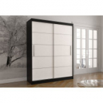Idzczak Drabužinė VISTA 06 150 cm juoda + balta