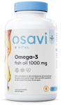 Omega-3 fiskeolie &ndash; 1000 mg (citron) &ndash; 180 bl&oslash;de kapsler