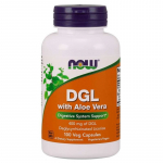 DGL med Aloe Vera &ndash; 100 vegetabilinių kapsulių