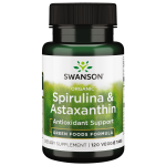 Spirulina & Astaxanthin, ekologinės &ndash; 120 vegetabilinių tablečių
