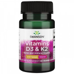 Vitamin D3 & K2 &ndash; 60 vegetabilskų kapsulių
