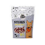 Mr. Bandit STEAKS su ėriena ir antiena : Skanėstų pakuočių svoriai - 500 g