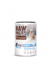Raw Paleo Adult Cod konservai &scaron;unims su menke : Konservų pakuotės - 400 g