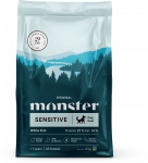 Monster Original Sensitive sausas maistas su balta žuvimi &scaron;unims : Sauso maisto pakuotės - 12 kg