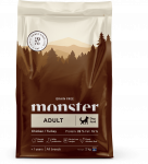 Monster Adult sausas maistas su vi&scaron;tiena ir kalakutiena &scaron;unims : Sauso maisto pakuotės - 12 kg
