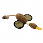 PET NOVA Plush duck mink&scaron;tas žaislas &scaron;uniui, 45cm : Kiekis - 1 vnt.