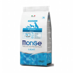 Monge Dry Dog Specialty Line All Breeds Adult Light Salmon sausas maistas &scaron;unims su la&scaron;i&scaron;a : Sauso maisto pakuotės - 2,5 kg