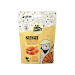 Mr. Bandit SUSHI skanėstai su vi&scaron;tiena ir žuvimi : Skanėstų pakuočių svoriai - 80 g