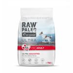 RAW PALEO ULTRA Beef Mini Adult sausas maistas mažų veislių &scaron;unims su jautiena : Sauso maisto pakuotės - 750 g