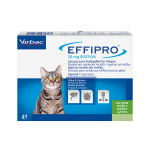 EFFIPRO 50mg Cat užla&scaron;inamasis tirpalas katėms N4 : Kiekis - 1 vnt.
