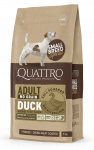 Quattro Small Breed Adult sausas begrūdis maistas &scaron;unims su antiena : Sauso maisto pakuotės - 1.5 kg