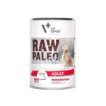 RAW PALEO Beef adult dog konservai suaugusiems &scaron;unims su jautiena, 400 g : Konservų pakuotės - 400 g