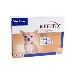 EFFITIX XS 26,8 mg/240 mg užla&scaron;inamasis tirpalas &scaron;unims 1,5-4kg, N4 : Kiekis - 1 vnt.