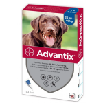 ADVANTIX la&scaron;ai &scaron;unims nuo blusų ir erkių, 25-40kg, N4 : Kiekis - 1 vnt.